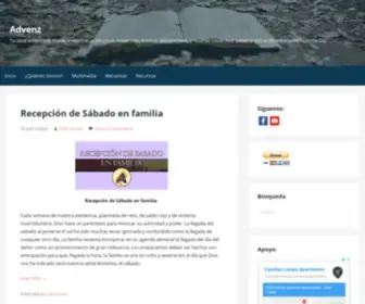 Advenz.com(Web de la Iglesia Adventista de Zaragoza DB en Ciudad Juárez Chihuahua) Screenshot