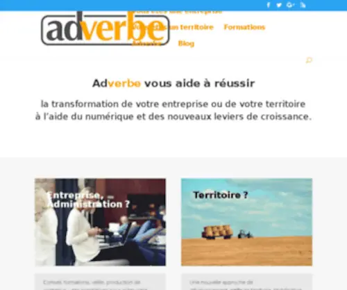 Adverbe.com(Maîtrisez votre réputation sur le Web) Screenshot