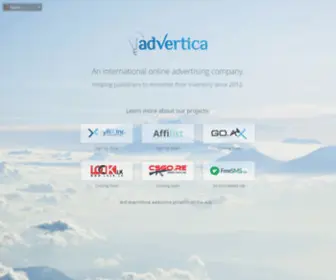 Advertica.com(ADVERTICA International FZE) Screenshot