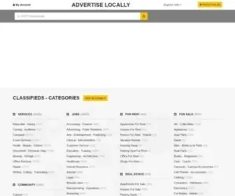 Advertiseera.com(This is a great place to advertise locally and it also) Screenshot