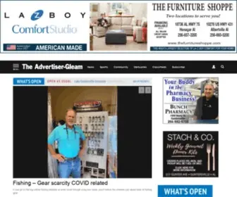 Advertisergleam.com(The advertiser) Screenshot