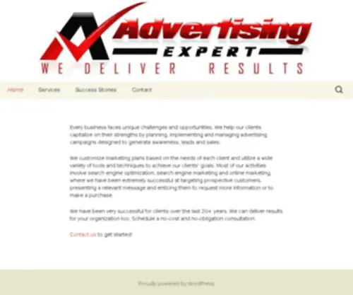 Advertising-Expert.com(Advertising Expert) Screenshot