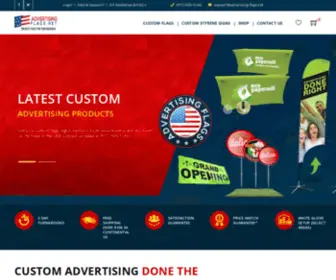 Advertising-Flags.net(WordPress) Screenshot