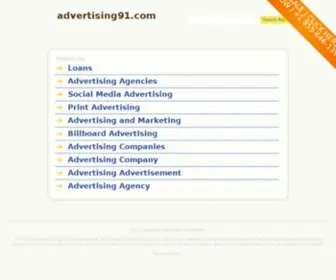 Advertising91.com(Advertising in India) Screenshot