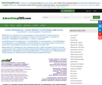 Advertisingceo.com(Business related information marketplace) Screenshot