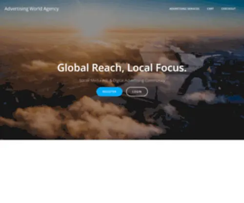 AdvertisingWorld.agency(Full-service advertising agency and marketing firm) Screenshot