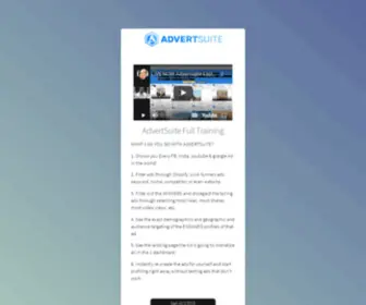 Advertsuite.marketing(AdvertSuite Overview and Training) Screenshot