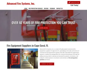 ADVFSFL.com(Advanced Fire Systems) Screenshot