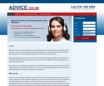 Advice.co.uk(Advice UK) Screenshot