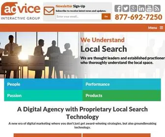 Adviceinteractivegroup.com(We are a Dallas SEO company and digital marketing agency) Screenshot