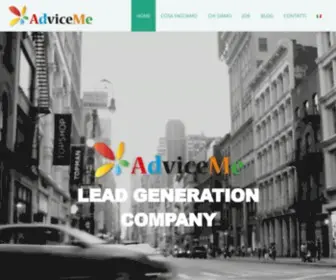 Adviceme.it(Lead Generation) Screenshot