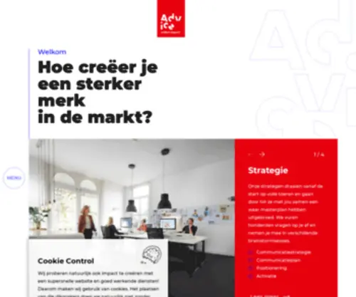 Advice.nl(Creatief bureau voor content) Screenshot