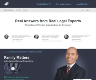 Advicescene.com(Free legal advice) Screenshot
