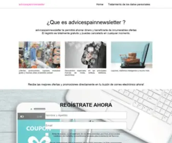 Advicespainnewsletter.com(Advicespainnewsletter) Screenshot