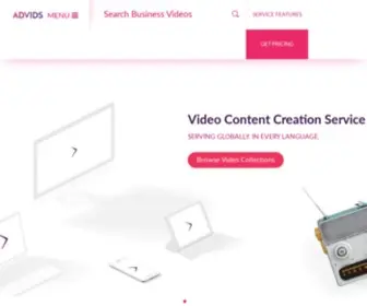 Advids.co(Video Content Creation Service) Screenshot