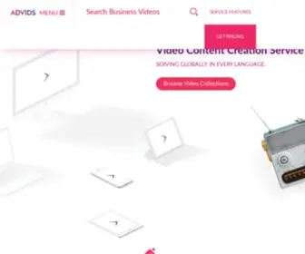 Advids.io(Video Content Creation Service) Screenshot