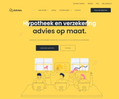 Advies.nl(Geeft persoonlijk antwoord op uw vragen op allerlei gebied) Screenshot