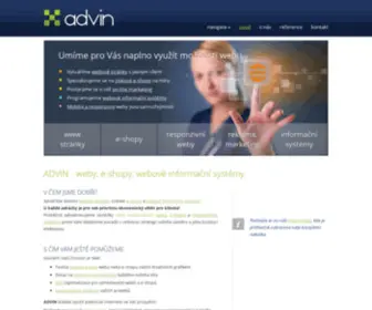 Advin.cz(Úspěšné weby a e) Screenshot