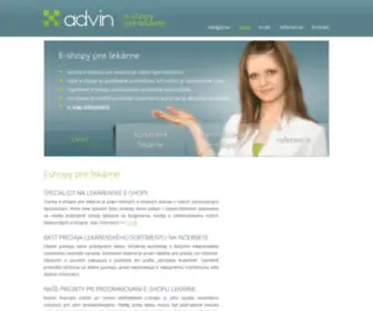 Advin.sk(E-shopy pre lekárne) Screenshot