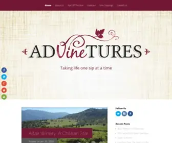 Advinetures.ca(Taking life one sip at a time) Screenshot
