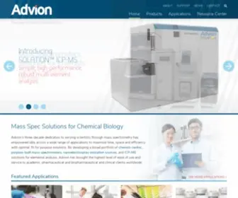 Advion.com(Home) Screenshot