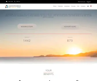 Adviora.com(Главная страница) Screenshot