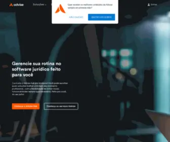 Advise.com.br(Software jurídico para monitorar e gerenciar processos) Screenshot