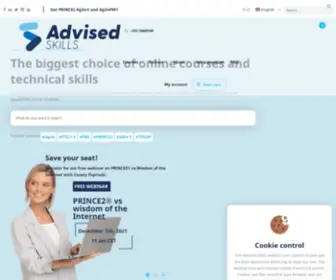 Advisedskills.com(Online learning) Screenshot