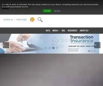 Advisenltd.com(Insurance Data Provider) Screenshot