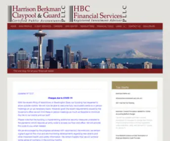 AdvisercPa.com(Harrison Berkman Claypool & Guard PLLC) Screenshot