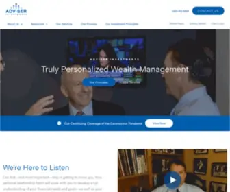 Adviserinvestments.com(Adviser investments) Screenshot