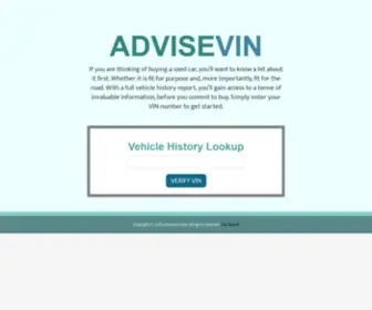 Advisevin.com(Advisevin) Screenshot