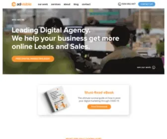 Advisible.com.au(Digital Marketing Agency) Screenshot