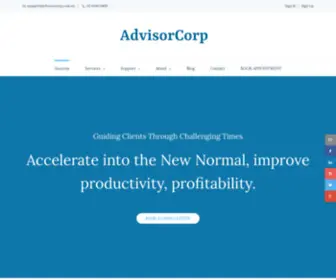 Advisorcorp.com.au(Tax Accountants) Screenshot