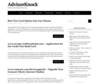 Advisorknock.com(AdvisorKnock) Screenshot