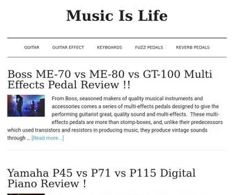 Advisormusic.com(Music Is Life) Screenshot