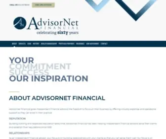 Advisornet.com(AdvisorNet Financial) Screenshot