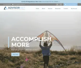 Advisornetfinancialpartners.com(AdvisorNet Financial Partners of Maple Grove) Screenshot