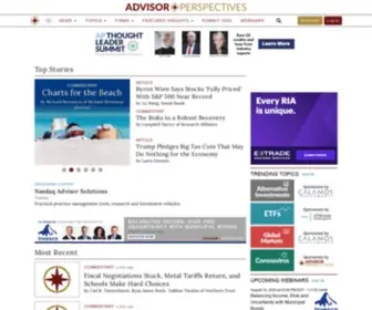 Advisorperspectives.com(Advisor Perspectives) Screenshot