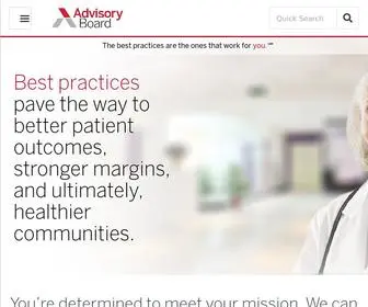 Advisory.com(Advisory Board) Screenshot