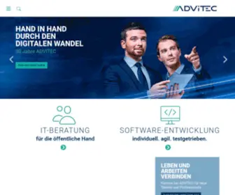 Advitec.de(Startseite ADVITEC Informatik GmbH) Screenshot