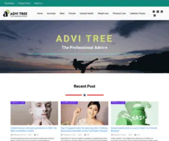 Advitree.com(Health Website) Screenshot