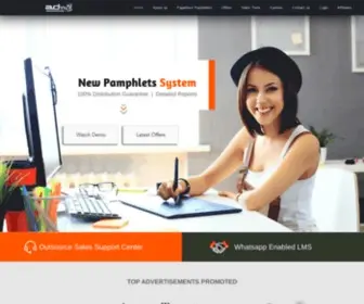 Adviuz.in(World's First Paperless Pamphlet Distribution Platform) Screenshot
