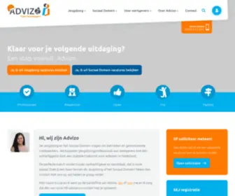 Advizo.nl(Dé detacheerder in de Jeugdzorg) Screenshot