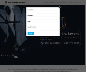 AdvJitendrasawant.in(Best Criminal Lawyer In Pune) Screenshot