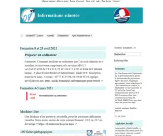 ADVL-Formations-Informatique-Adaptee.fr(Adaptée) Screenshot