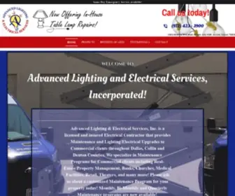 Advlighting.com(Electrical Contractor) Screenshot