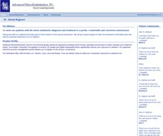 AdvMicroendo.com(Advanced MicroEndodontics) Screenshot