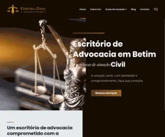 Advocaciaferreiraevidal.com.br(Ferreira & Vidal) Screenshot