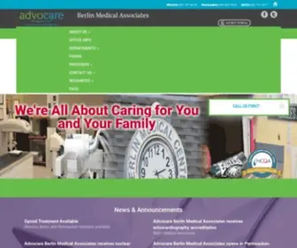 Advocarebma.com(Advocare Berlin Medical Associates) Screenshot